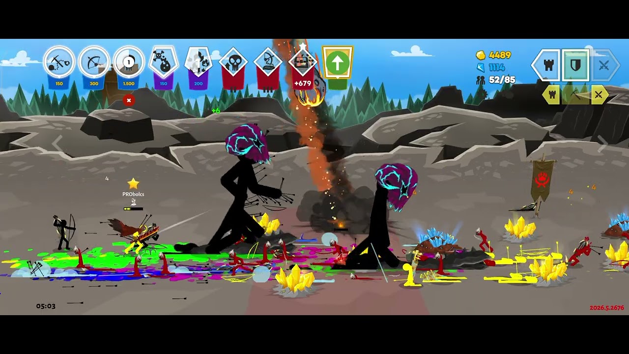 Stickwar stickman saga online War Game 12 03 2024