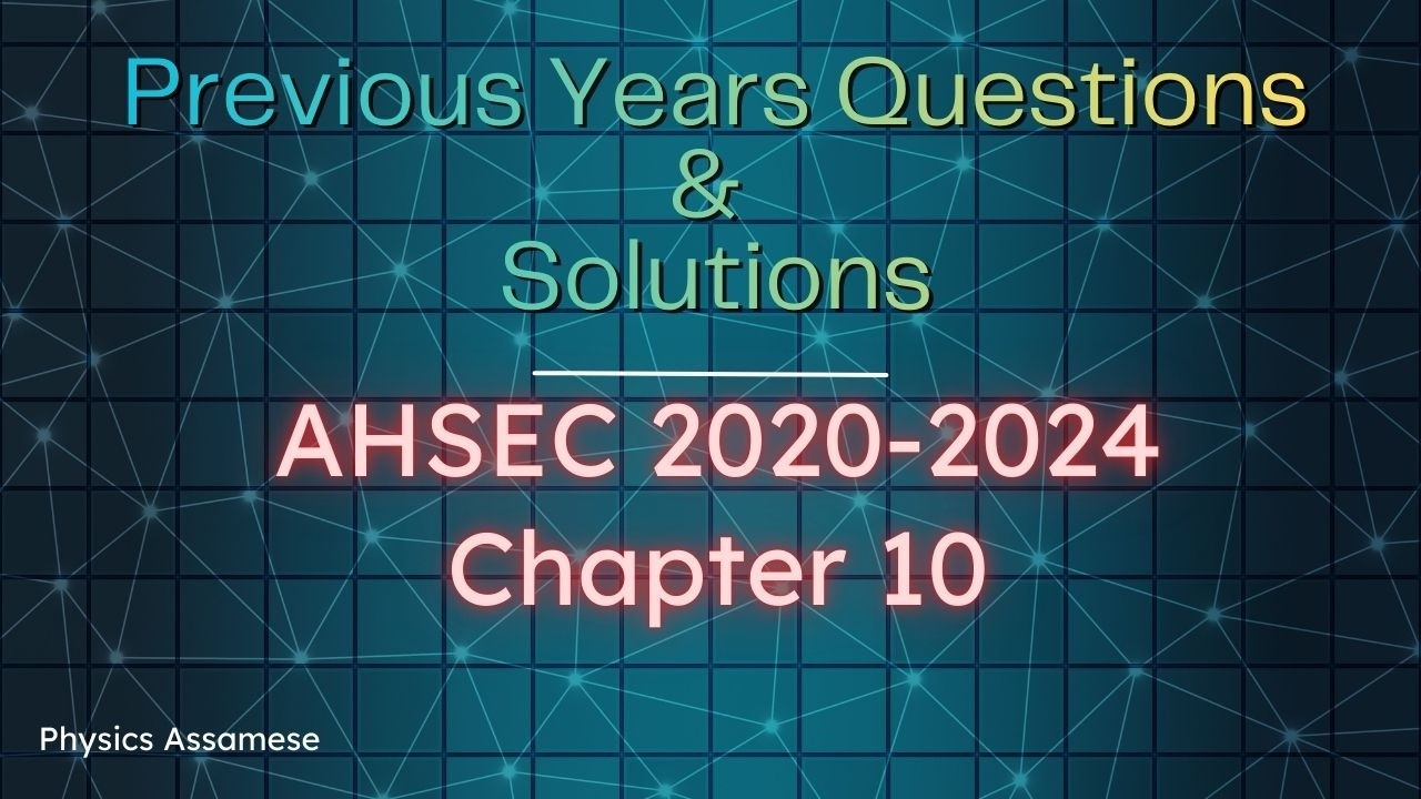Previous year questions Chapter 10
