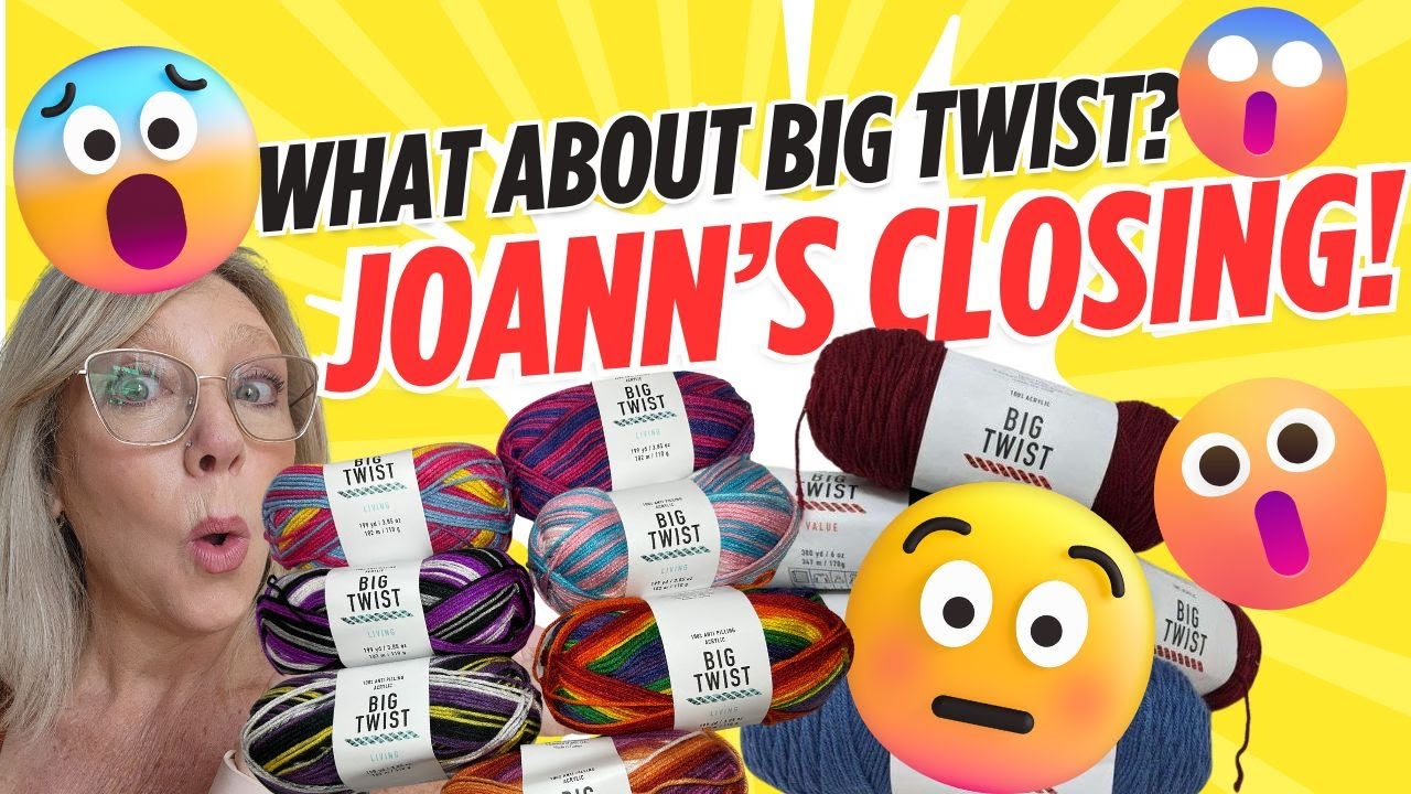 Where to Buy Big Twist Now That Joann's Is Closing @Yarnspirations #bigtwistyarn #joannfabric