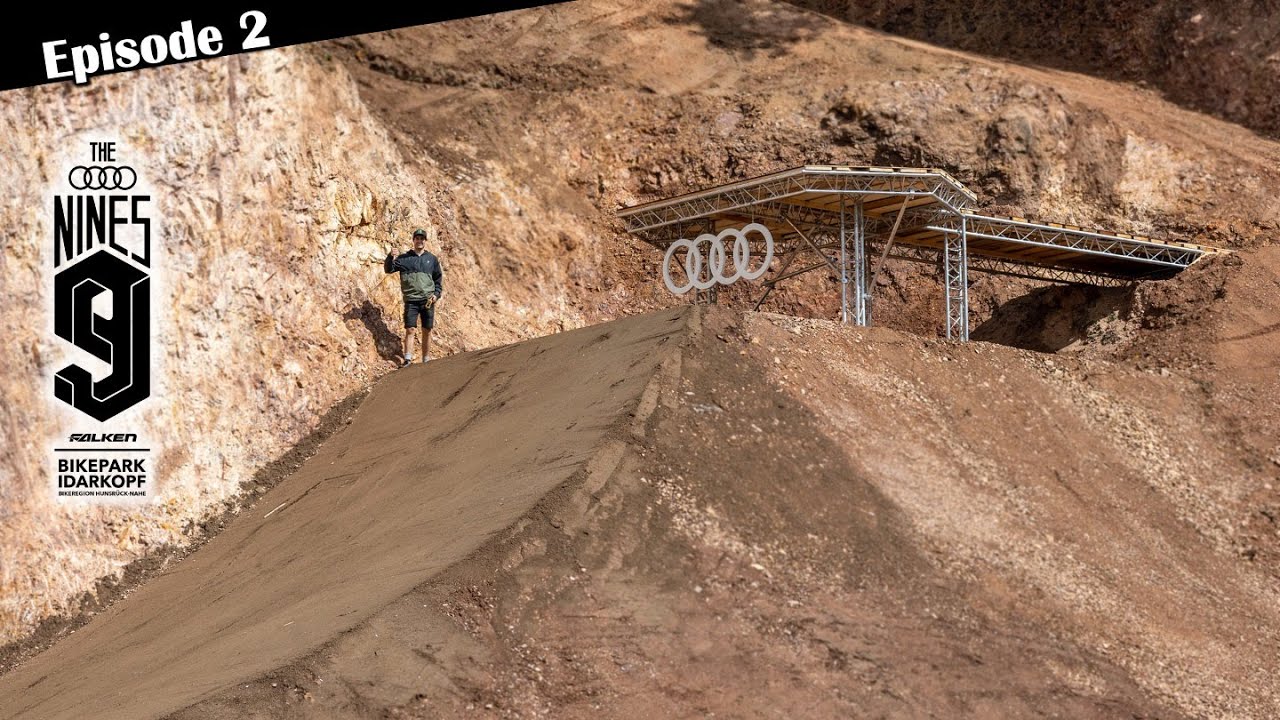 AUDI NINES MTB 2021 - Building a Crazy Freeride Course in a Quarry... Episode 2