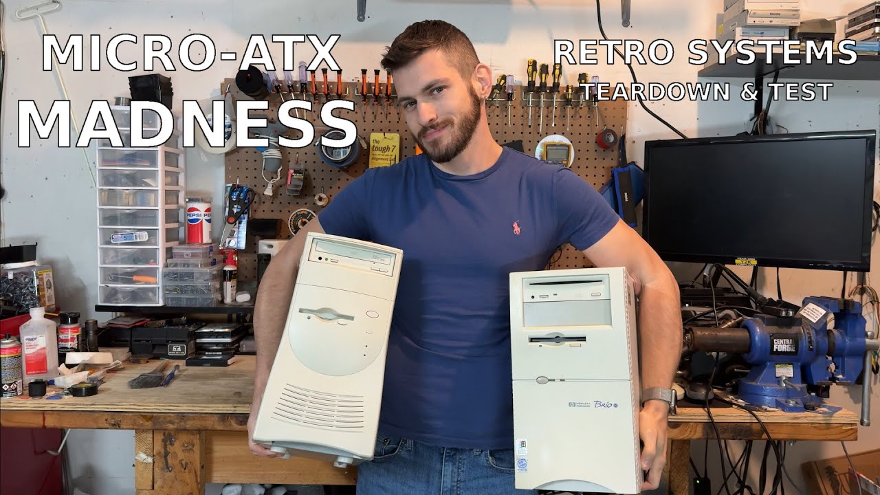 Безумие Micro-ATX! Разборка и тестирование систем начала 2000-х!