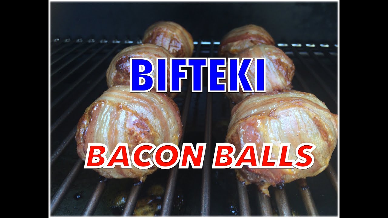 Bifteki Bacon Balls vom Smoker --- Klaus Grillt