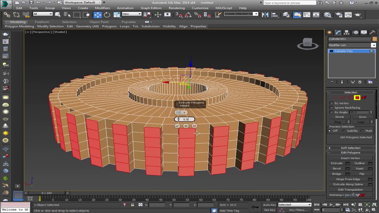3ds max Tutorial - Modeling gear