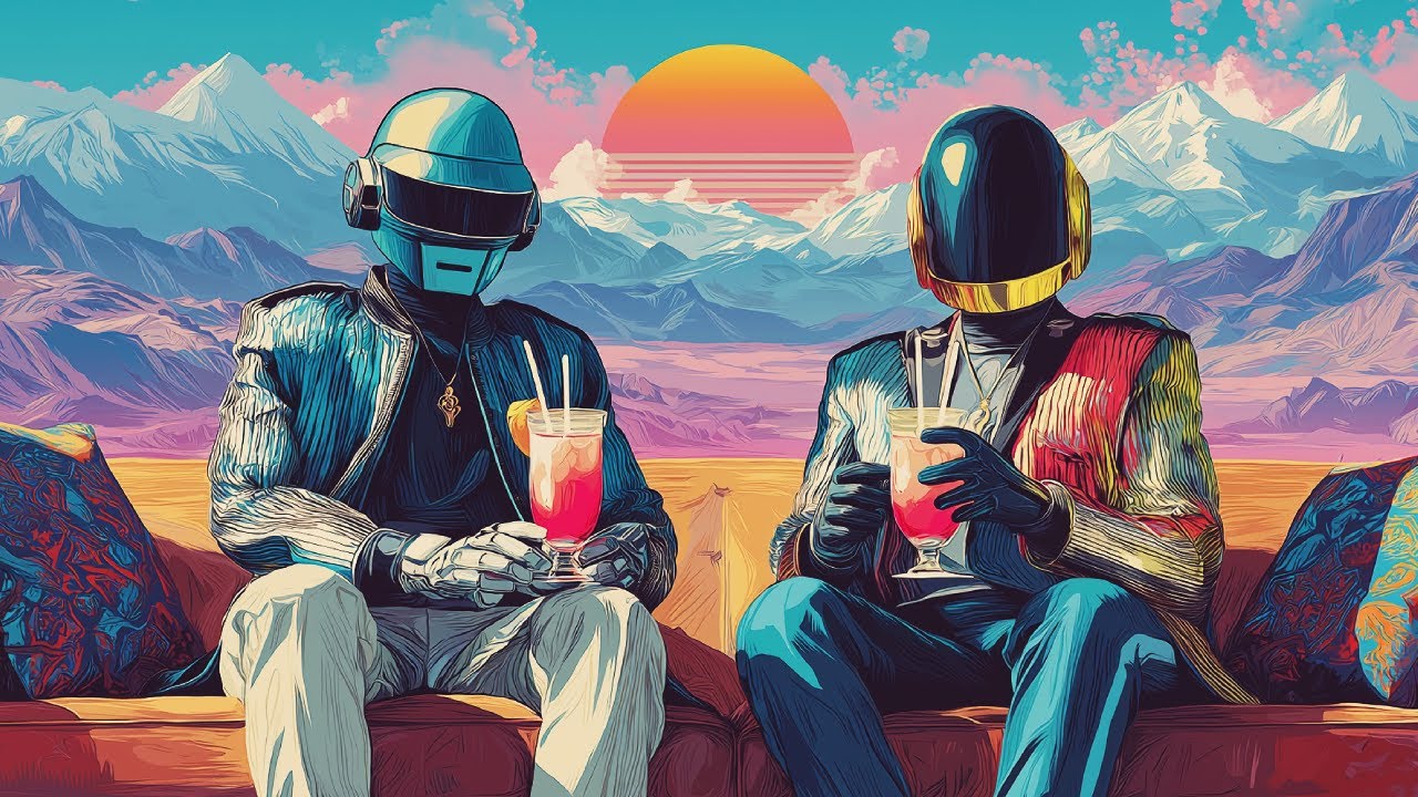 Daft Punk Get Lucky Vibes || Chill Disco, Electro Funk, Neo Soul Playlist