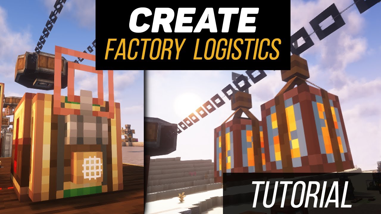 Create Factory Logistics. Liquid controllers. Network link. Tutorial 1.20.1-1.21 (minecraft java)