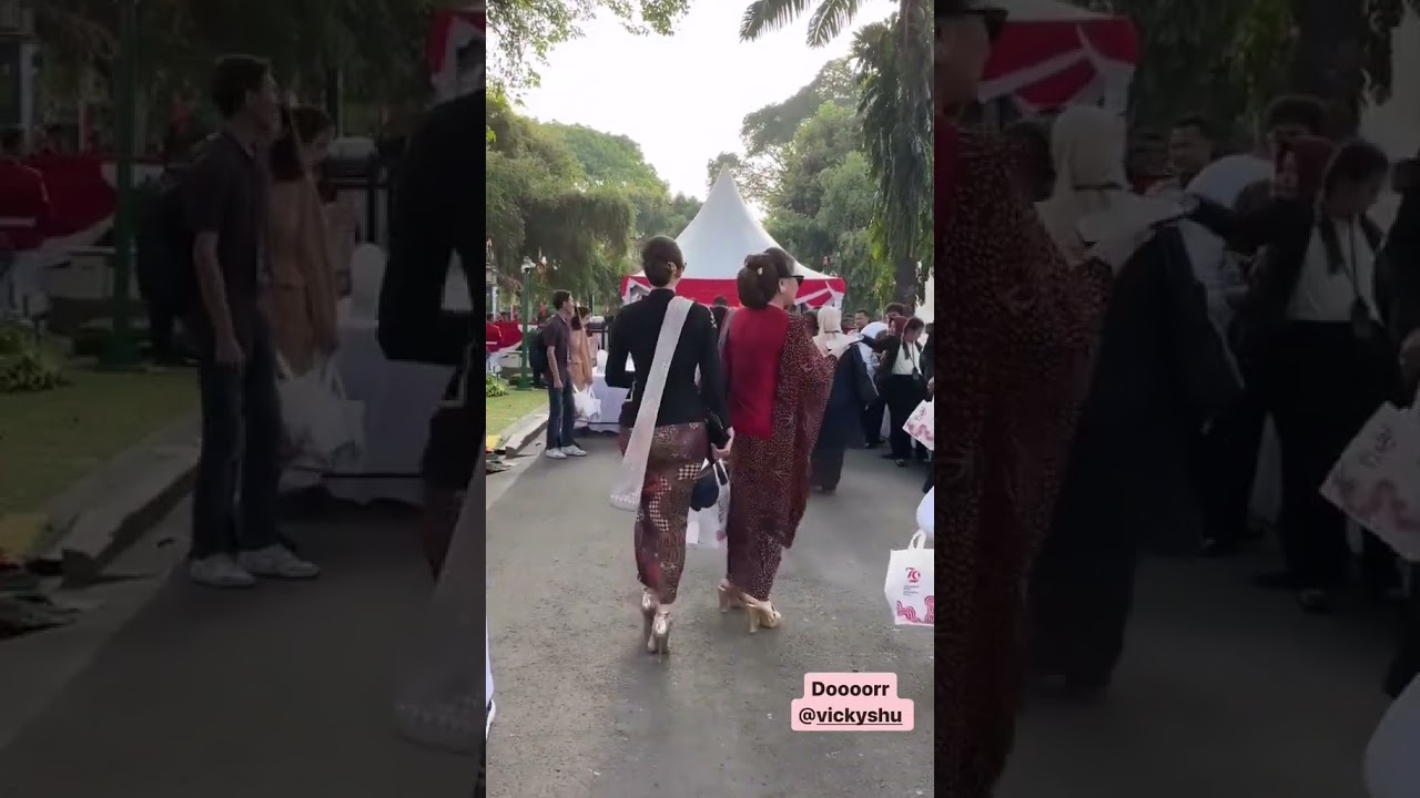 Aura Kasih Pakai Kebaya Kagetin Vicky Shu #aurakasih