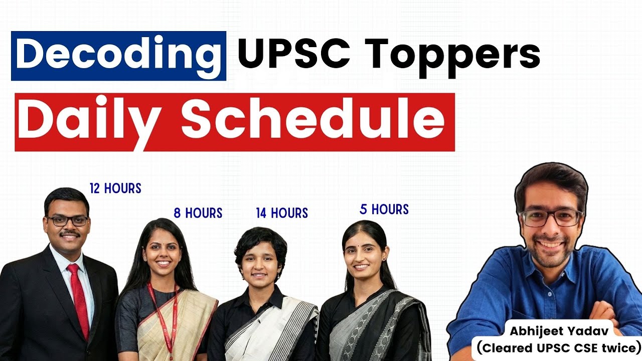 How to manage time in UPSC preparation? | Ideal Daily schedule
