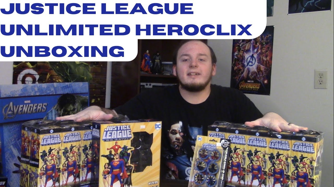 Heroclix Unboxing: Justice League Unlimited case & Starter Set