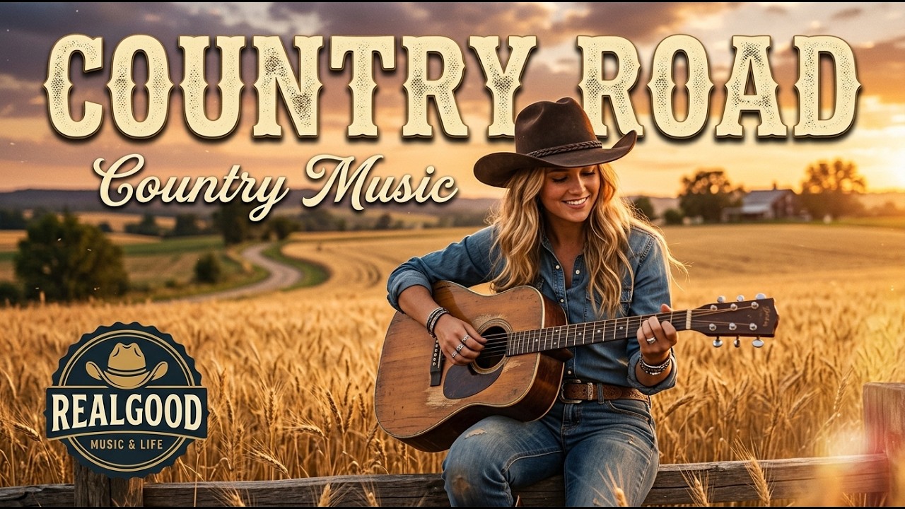 🔴 LIVE Soft Calm Country – Relax, Focus & Coffee Shop Ambience