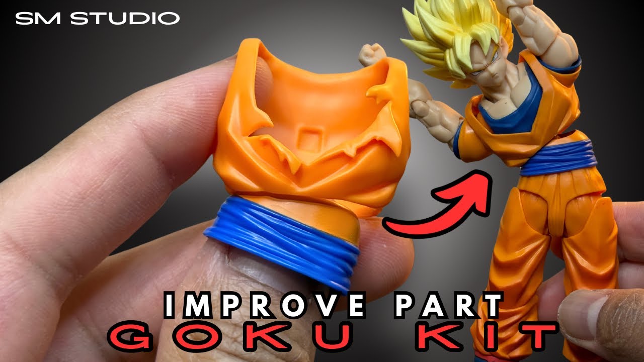 Распаковка и обзор набора SM Studio Goku Resin Kit | S.H Figuarts Games Begin
