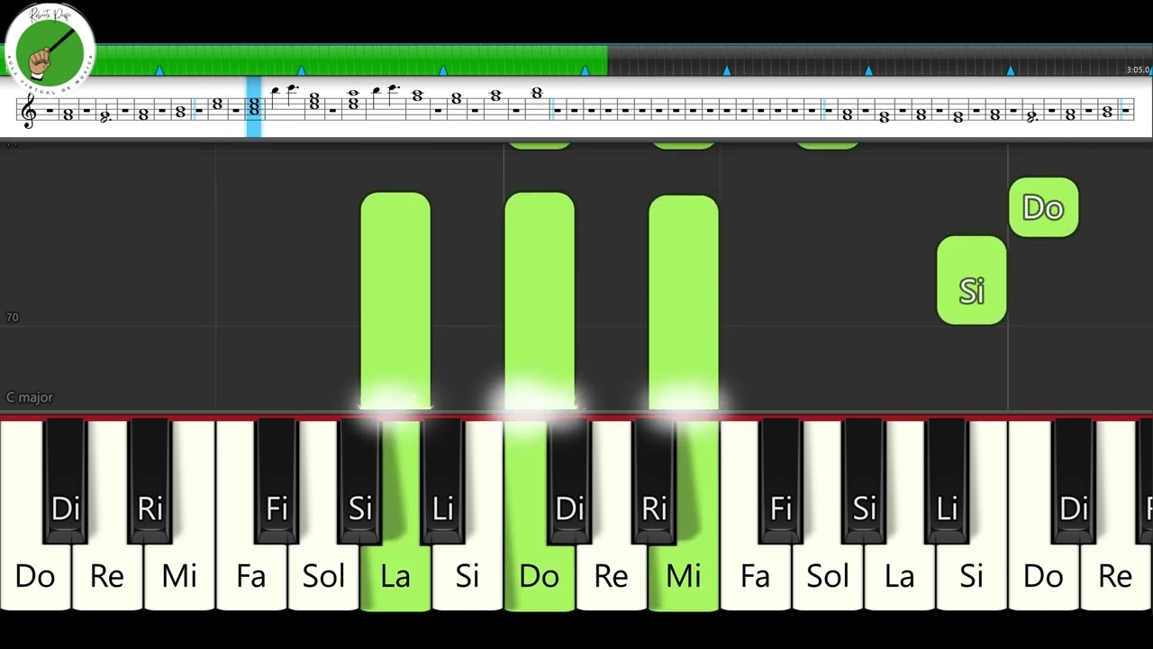vienes y te vas  || Tutorial piano 2