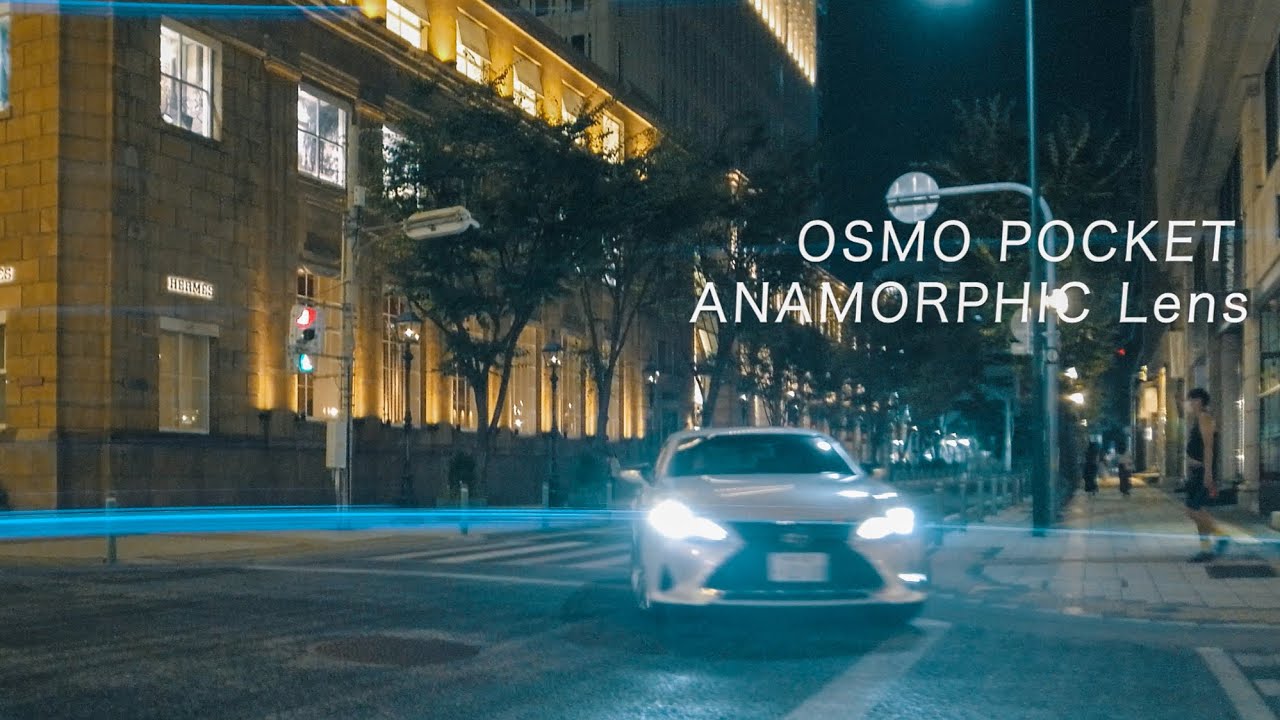 Osmo Pocket ANAMORPHIC Lens 4K Cinematic Video TEST