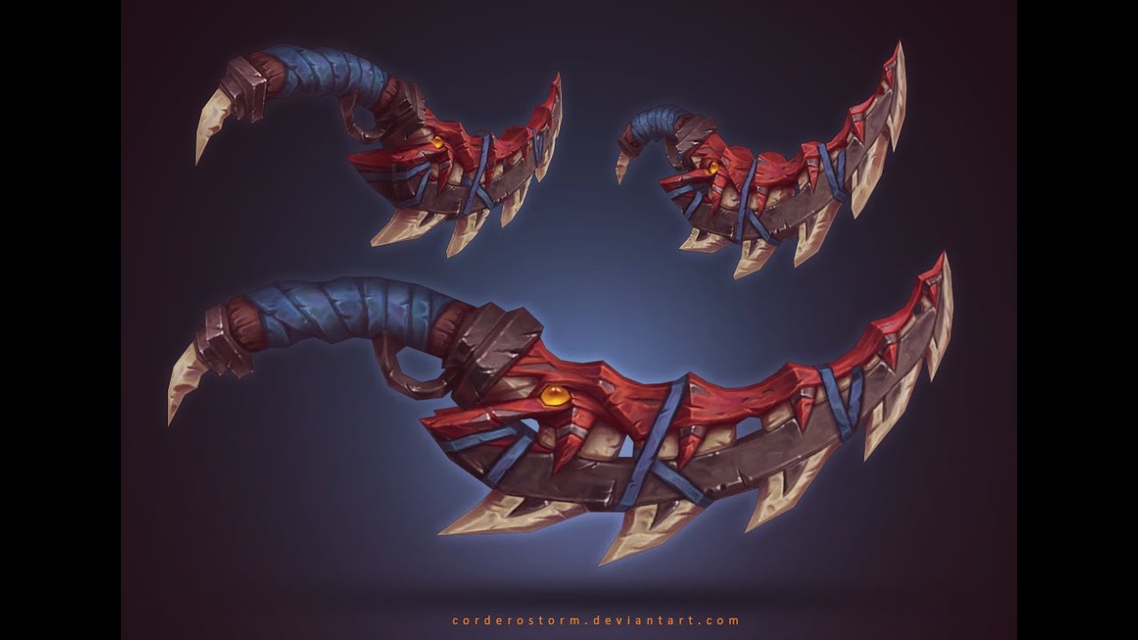 Fantasy dagger texturing tutorial / commentary