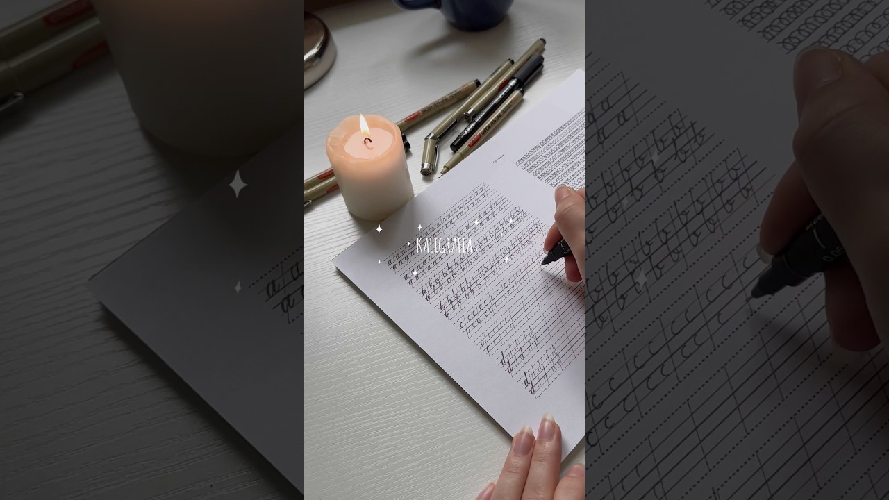 Okazało się że rysowanie jest łatwiejsze niż ładne pisanie ✍🏻 #kaligrafia