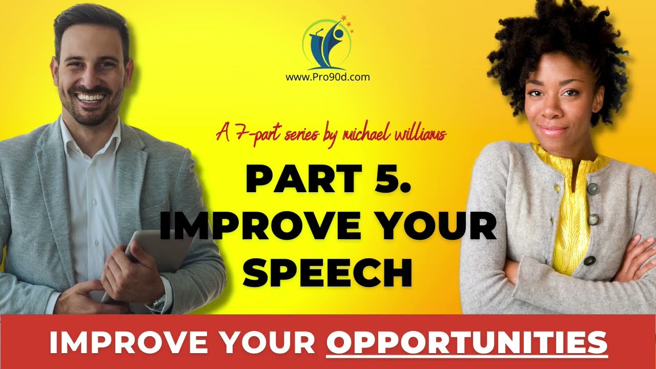 Improve Your Speech - Improve Your Opportunities - How to Stop Stuttering & Improve Communication