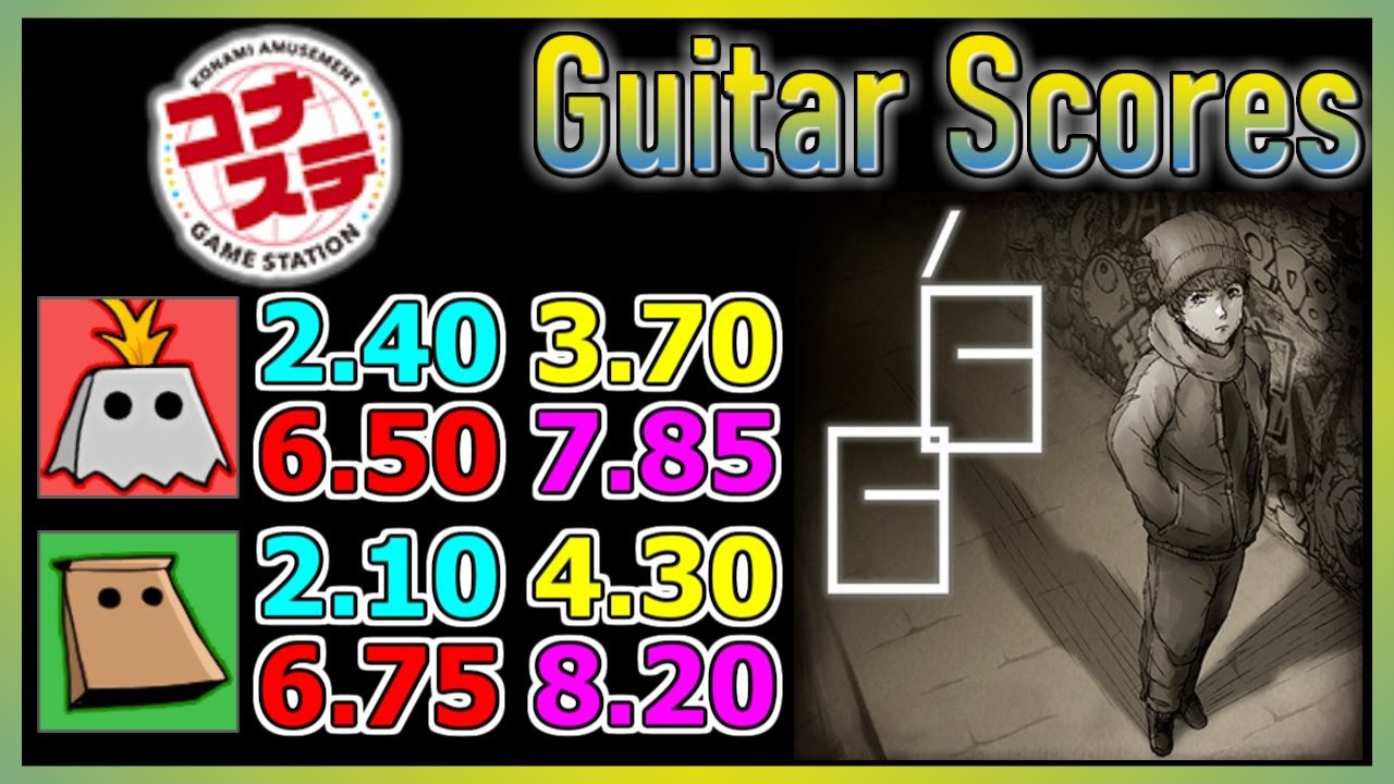 [GITADORA GuitarFreaks] 白日 - Guitar & Bass Scores