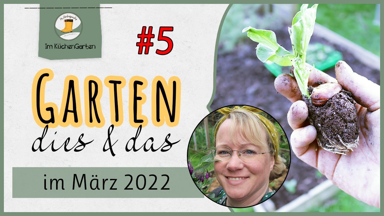 Auspflanzen und Aussäen 🌱 im März - Frühlingsgefühle im Küchengarten🥰