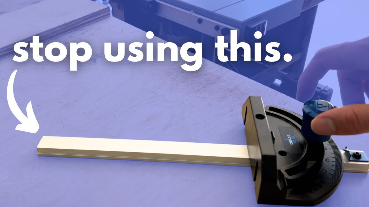 Easy DIY Miter Gauge | Upgrade Your Cheap Miter Gauge