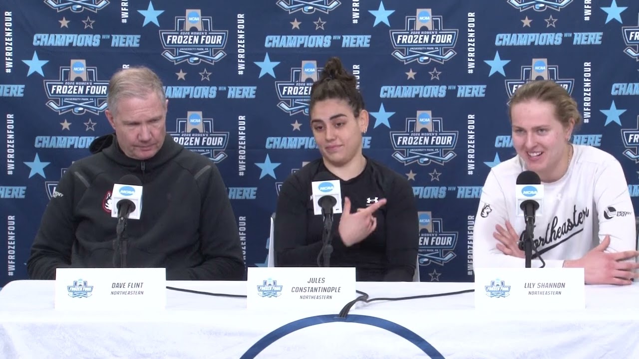 Pregame Press Conference | Northeastern Women's Hockey | Frozen Four vs. Ohio State | March 19, 2026