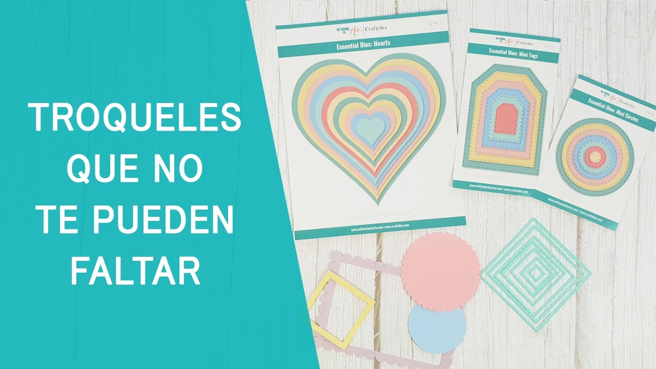 La colección de troqueles esenciales de Craftelier - Mi Tienda de Arte