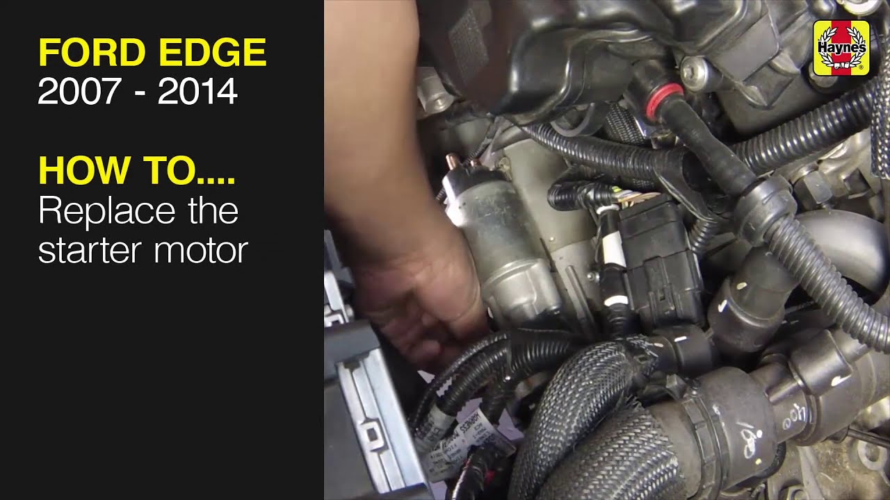 Как заменить стартер Ford Edge 2007 - 2014