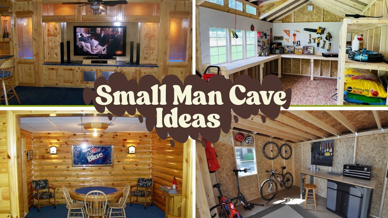 117+ AWESOME Small Man Cave Ideas on a Budget 2025 | Garage, Bedroom, Basement, Shed Designs