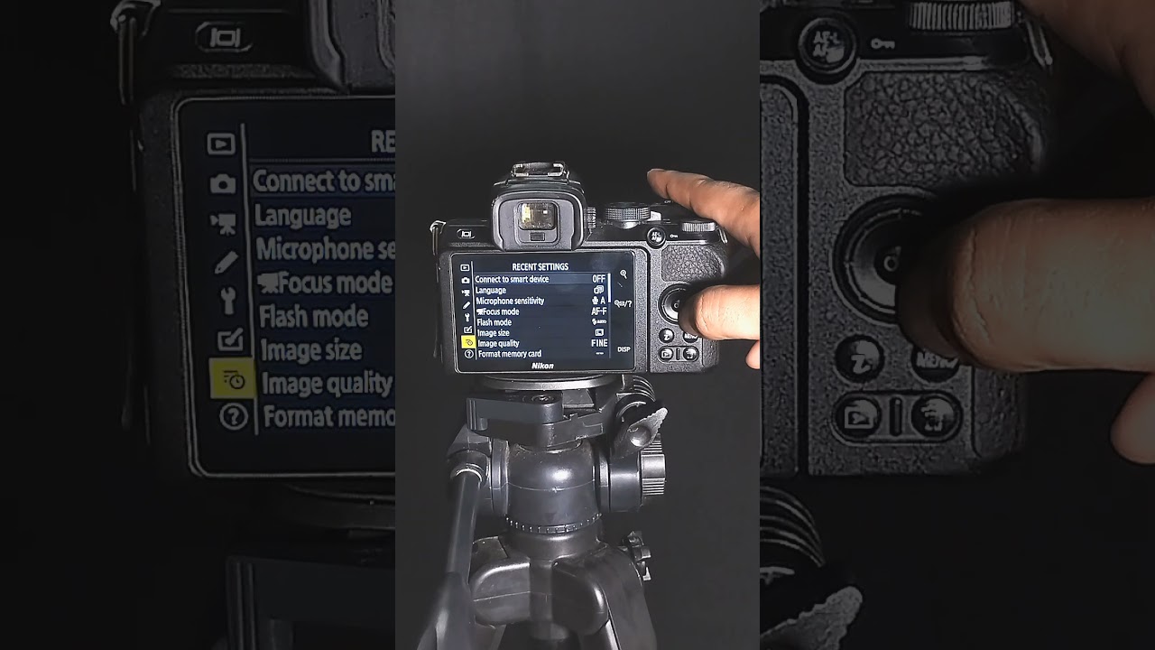 How To Reset Settings In Nikon mirrorless Camera / Nikon Camera Reset Kaise Kare #shorts #nikon