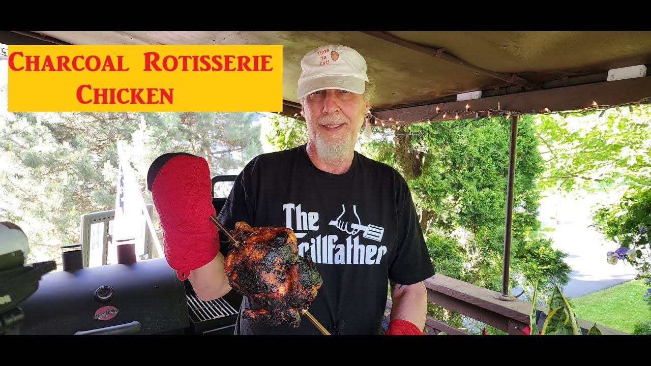 Charcoal Grilled Rotisserie Chicken