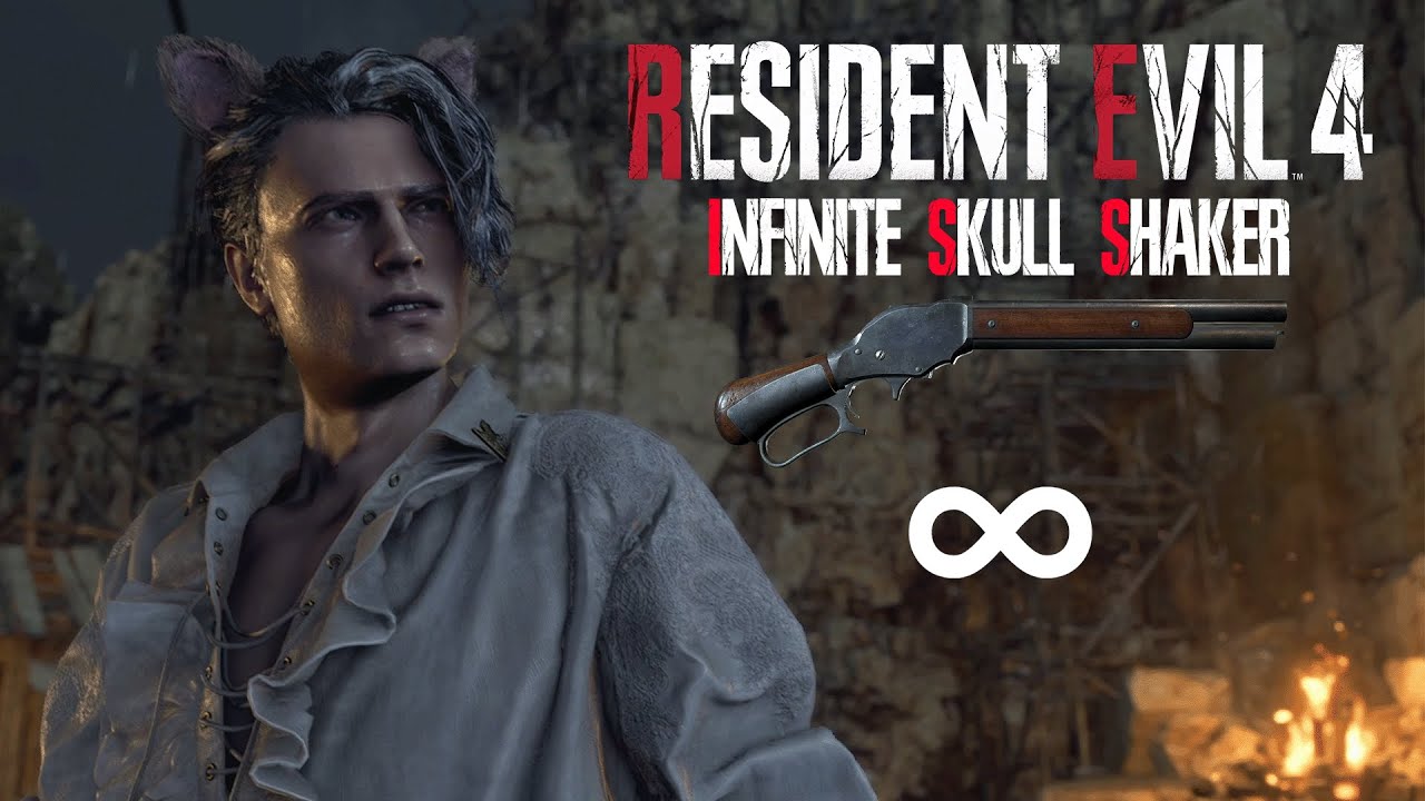 Resident Evil 4 Remake - Infinite Skull Shaker Only in Professional Full Gameplay