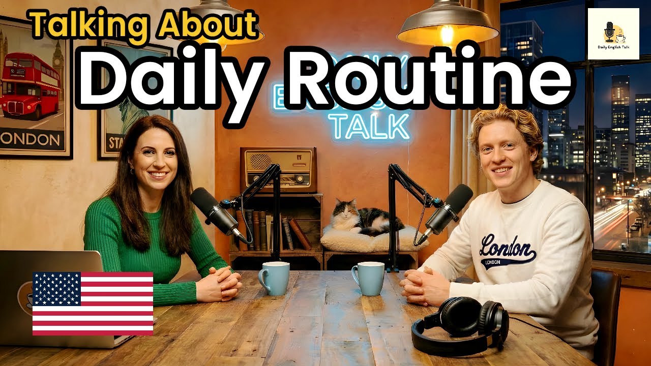 Talk About Your Daily Routine | Real English Practice | Easy Conversation (A1–A2)