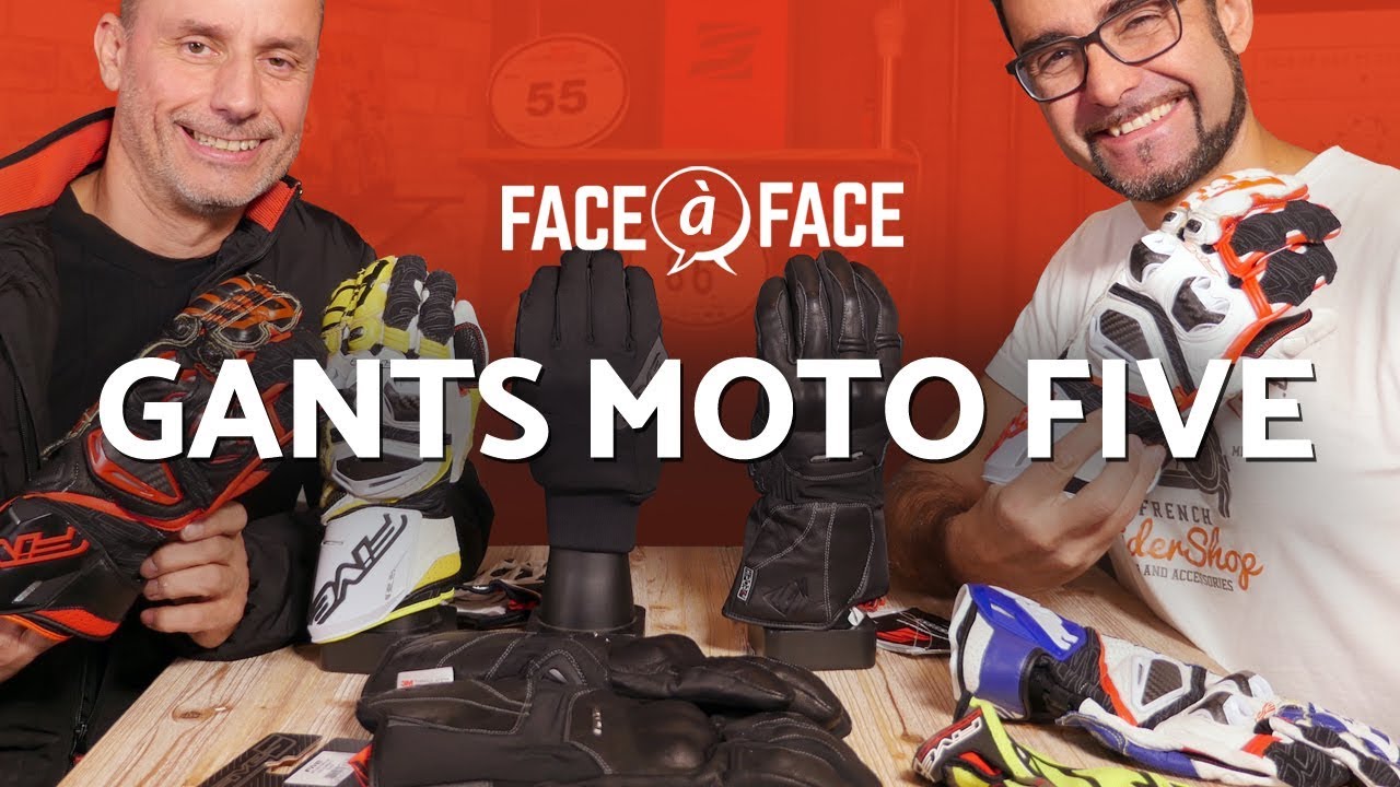 Nouveaux modèles gants moto FIVE 2019