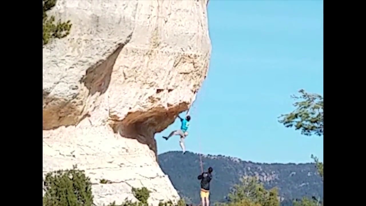 Chase Gregor on Boys Don't Cry (5.12c) in Siurana, Spain