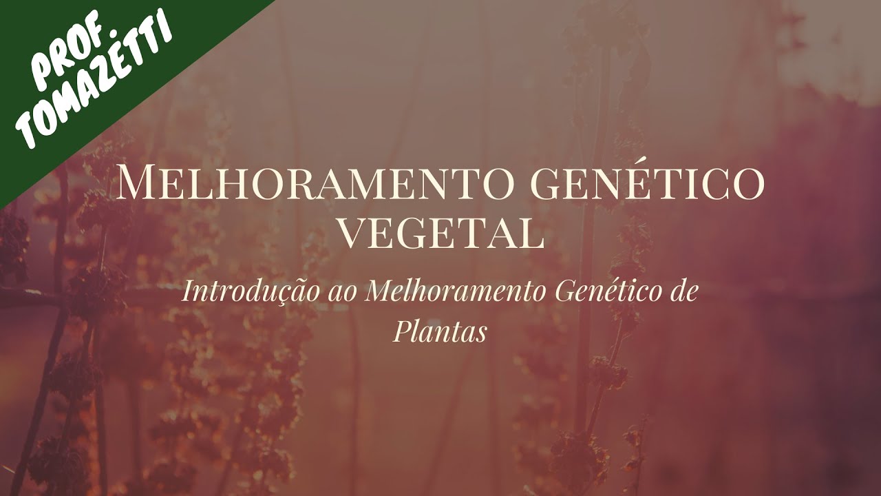 Introdu&ccedil;&atilde;o ao Melhoramento Gen&eacute;tico de Plantas