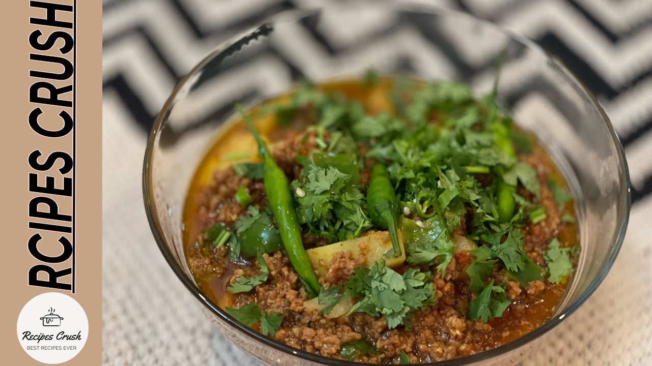 Special Mutton Mince Recipe | Recipes Crush | Mutton Qeema Recipe