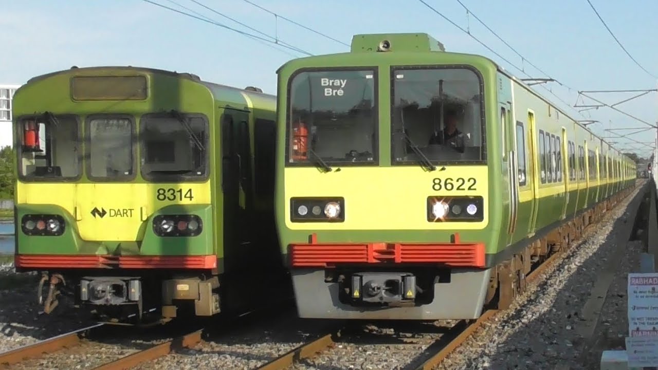 Irish Rail 8520 Class Dart Train 8622 - Booterstown Station, Dublin