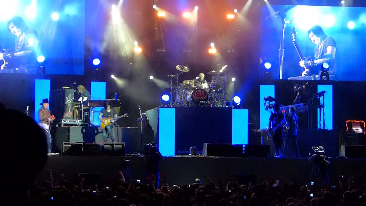Guns N' Roses / Knockin' On Heaven's Door ao vivo em Florianópolis, SC, 01/04/2014 FULL HD