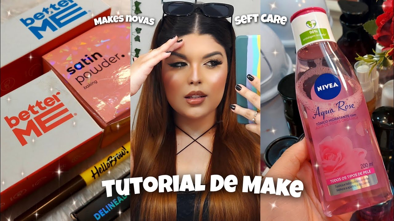 TESTANDO COSM&Eacute;TICOS NOVOS, comprinhas e Tutorial 💖✨️