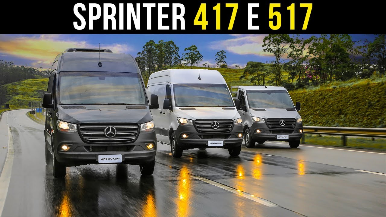 Mercedes-Benz Sprinter 417 e 517 ampliam a linha de comerciais leves