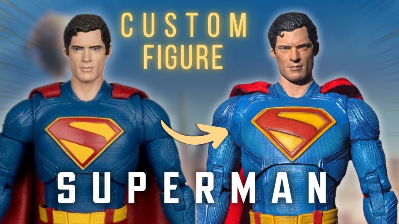 How I FIXED McFarlane's SUPERMAN Figure | Custom Superman 2025 Movie Action Figure DC Multiverse