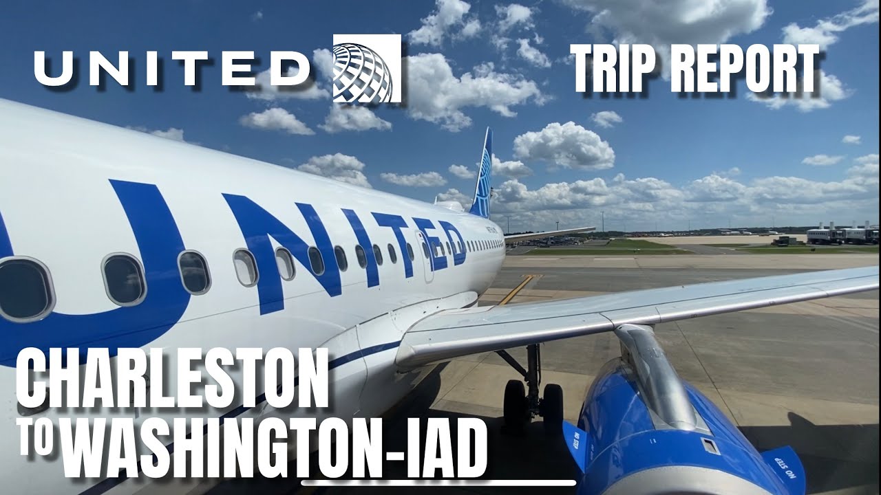 United's A319 First Class Trip Report | Charleston to Washington-Dulles