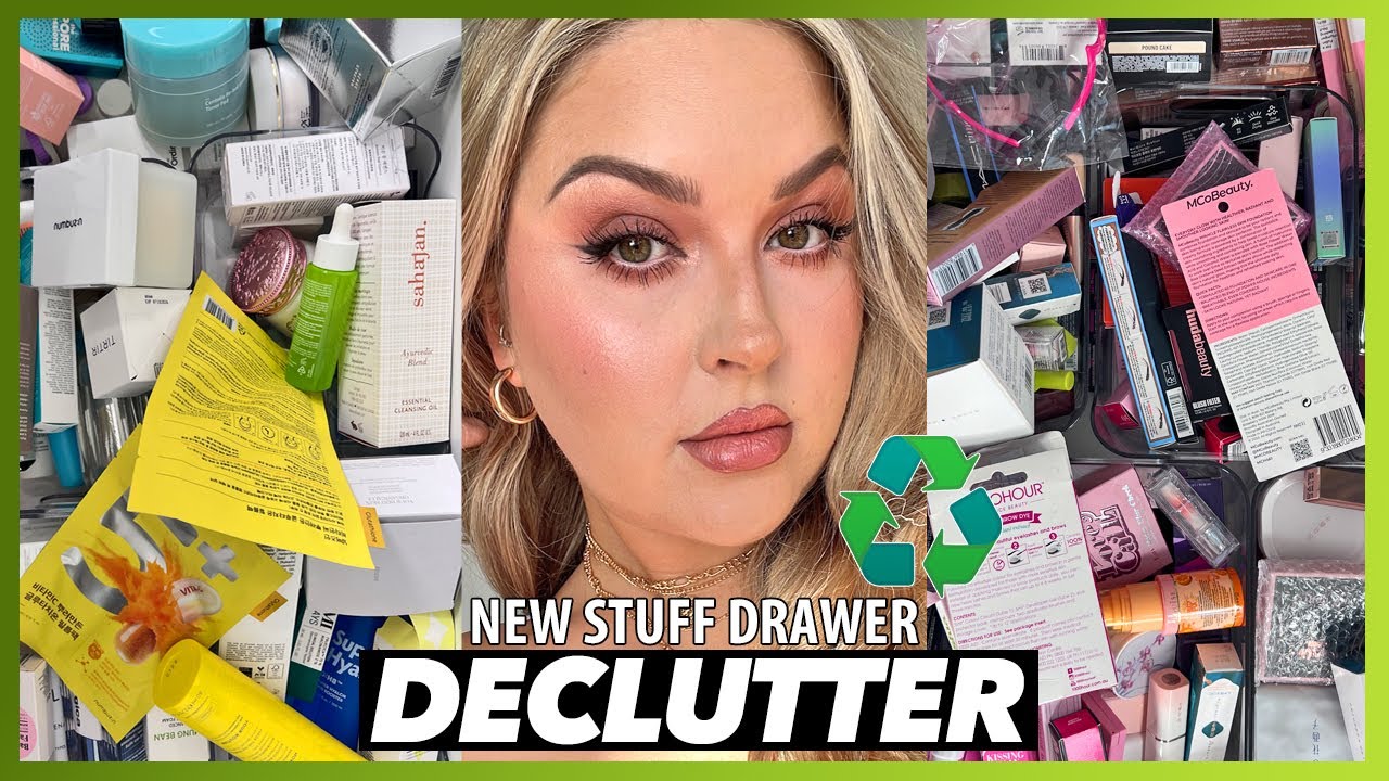 DECLUTTER 🗑️ organizing my NEW STUFF drawer! 🥹