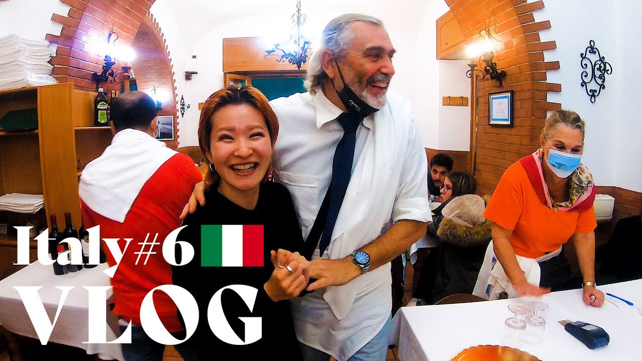 【海外VLOG イタリア#6】ローマで絶対に行くべき｜イタリア老舗レストランのオーナーがラブい