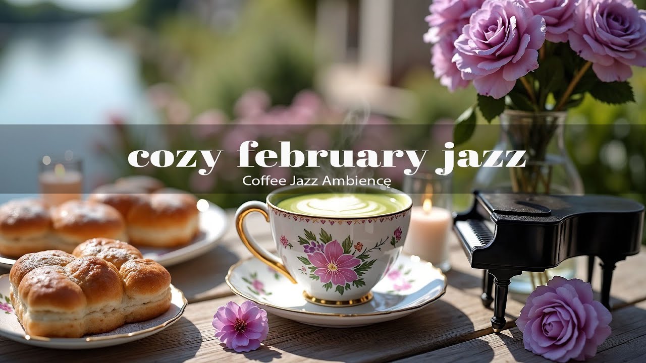 Cozy February Jazz & Matcha Latte Vibes 🍵 Relaxing Bossa Nova for a Calm Morning