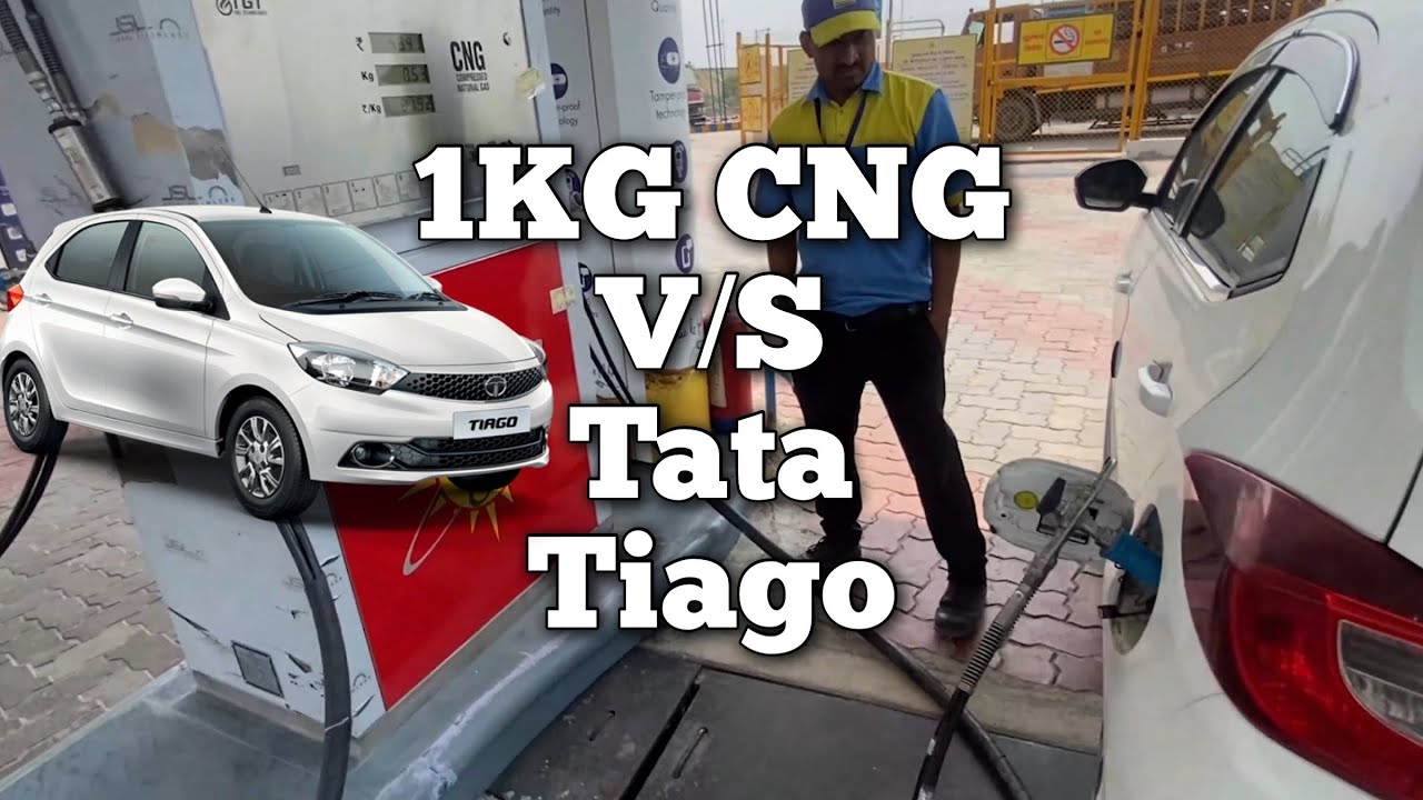 1KG CNG में कितना चलेगी Tata Tiago?🤔 | Tata Tiago CNG mileage