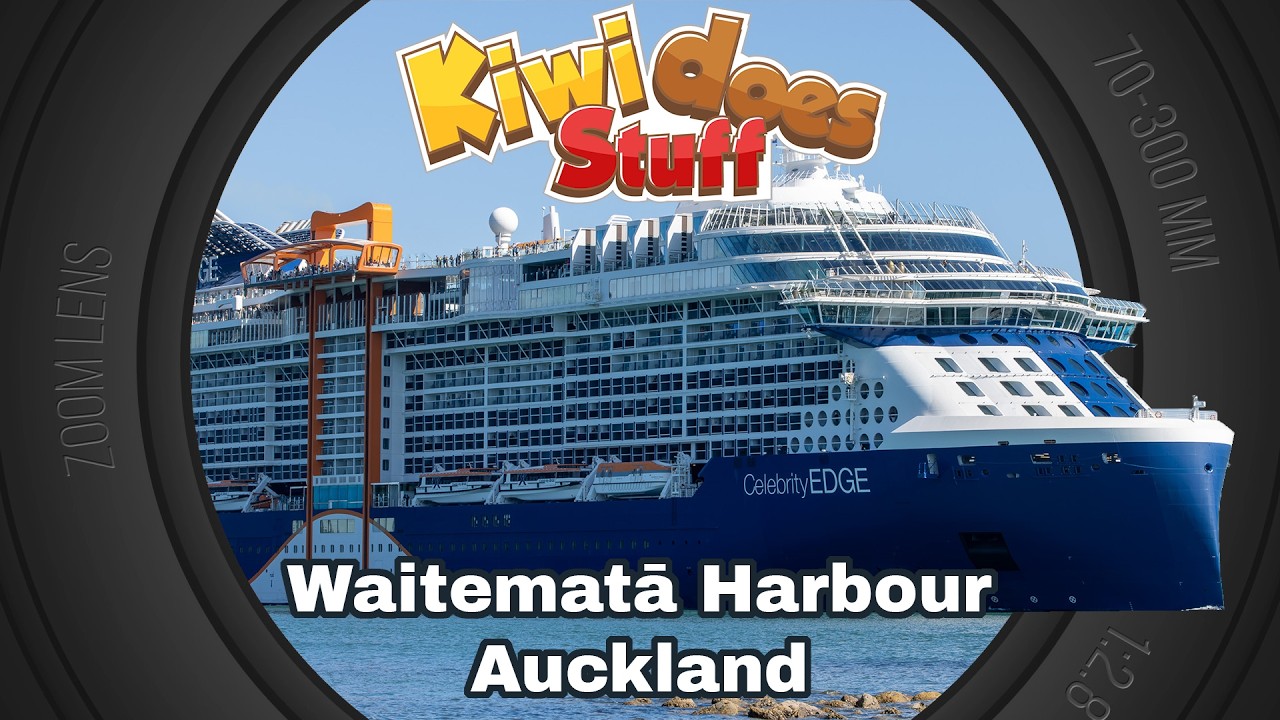 🔴LIVE Celebrity Edge @ Waitematā Harbour | Kiwi Does Ship Spotting @ Auckland