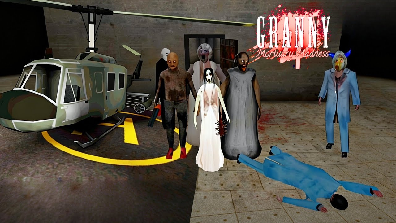 Granny 4 Mortuary Madness New Update 1.2 on Extreme mode
