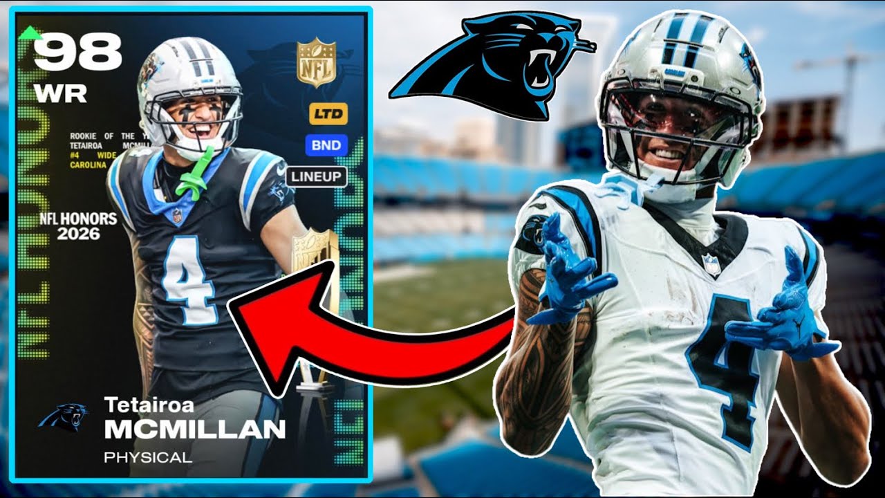 99 SPEED NFL чествует Тмака в тематической команде «Пантерс»! | Madden 26 Ultimate Team