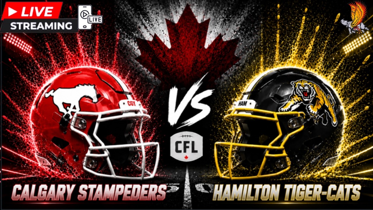 Calgary Stampeders vs Hamilton Tigercats: CFL (Vertical) Week 9 Live Watch Party