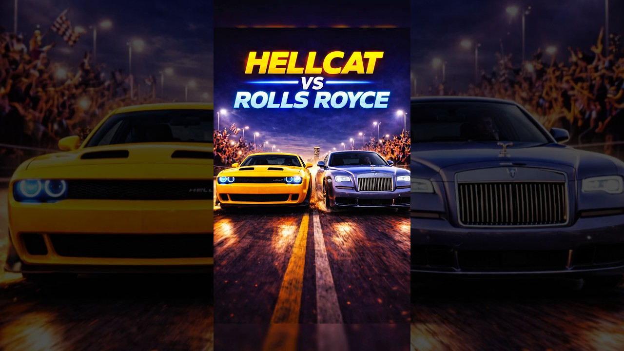 DODGE HELLCAT VERSUS CHRYSLER, WHO WILL WIN!? Credits to Vurgun Racing for the clips