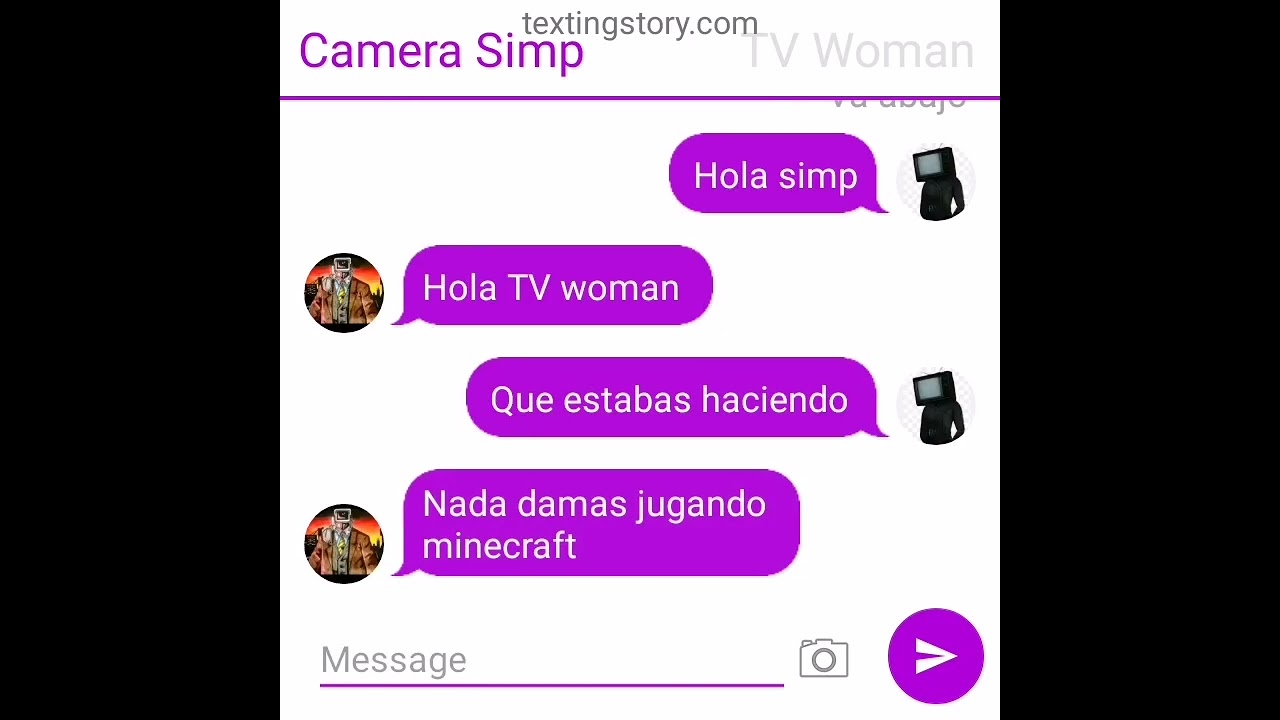 TV woman x camera simp parte nose:/ bueno ahora ya tiene sentido la serie xd